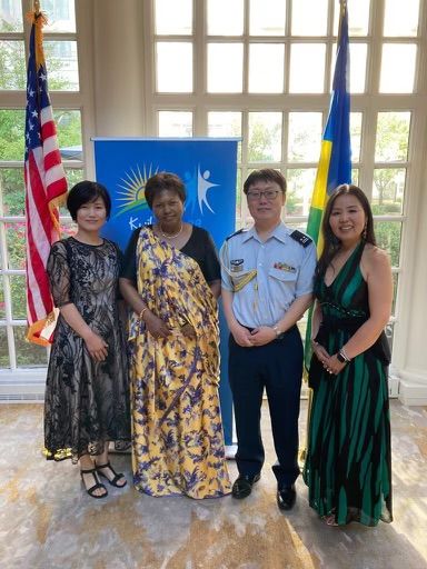 At a Kwibohora celebration in the United States